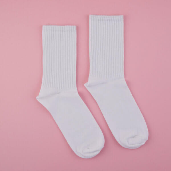 Белые с резинкой Белые с резинкой